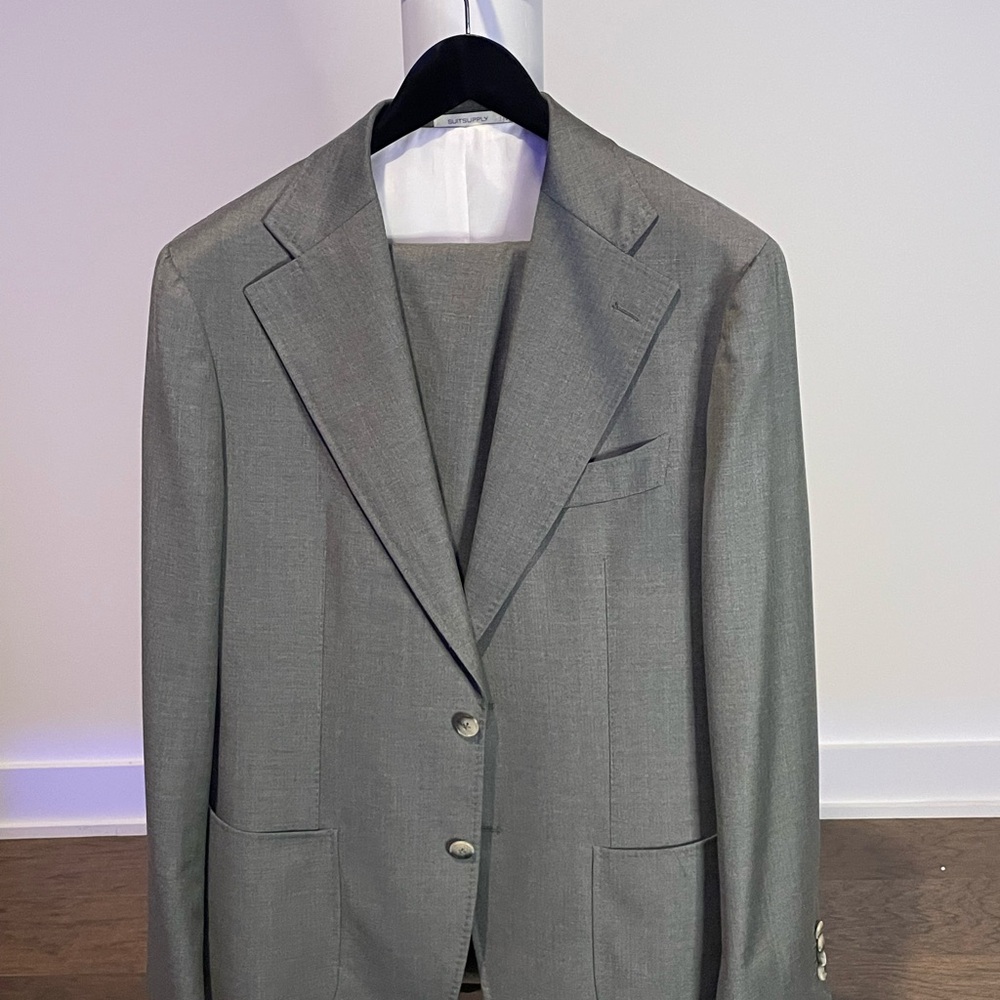 Green/Gray Three Piece Suit